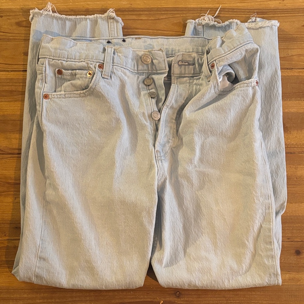 GAP Light Blue Straight Leg Jeans